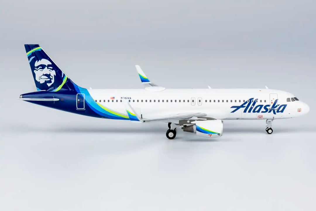 Alaska Airlines Airbus A320-200 1:400 Diecast Model by NG Models (Reg: N361VA)