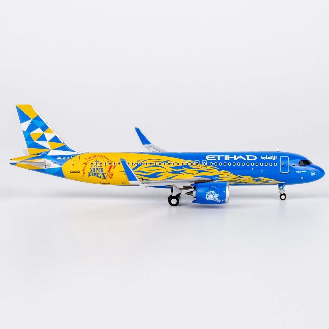 Etihad Airways Airbus A320neo 1:200 diecast Model by NG Model (Reg: A6-EJB) – Chennai Super Kings
