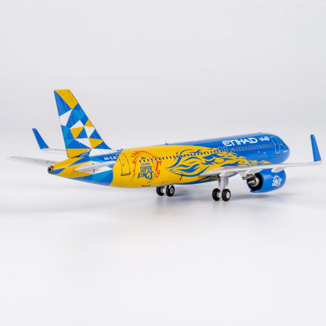 Etihad Airways Airbus A320neo 1:200 diecast Model by NG Model (Reg: A6-EJB) – Chennai Super Kings