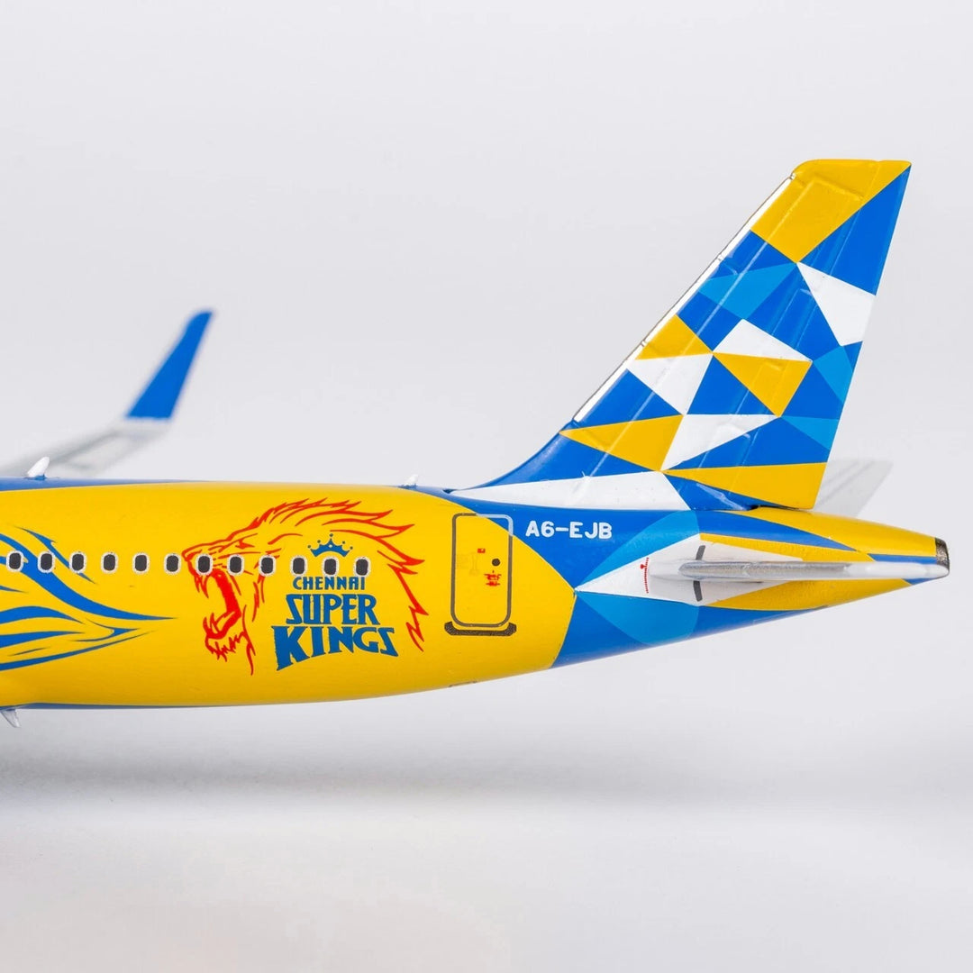 Etihad Airways Airbus A320neo 1:200 diecast Model by NG Model (Reg: A6-EJB) – Chennai Super Kings
