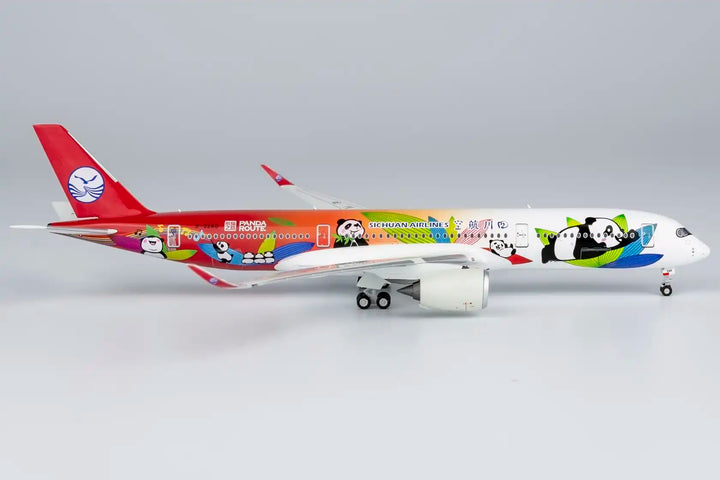 Sichuan Airlines Airbus A350-900 1:400 Diecast Model by NG Models (Reg: B-32AG)