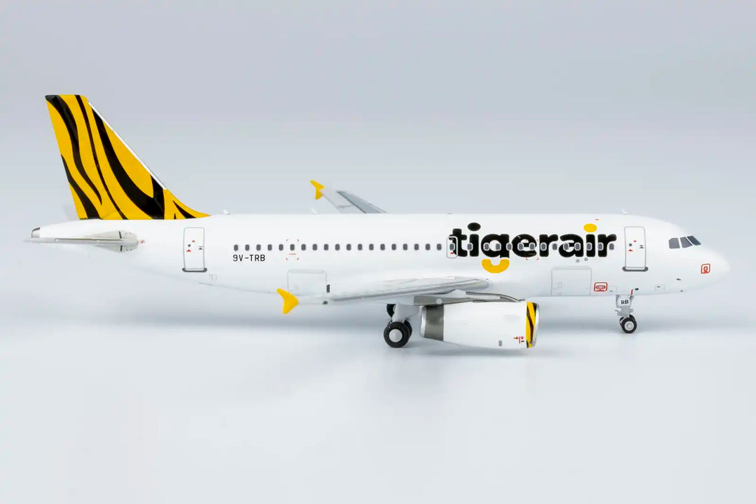Tigerair Airbus A319-100 1:400 Diecast Model by NG Models (Reg: 9V-TRB) – 2000s Colors