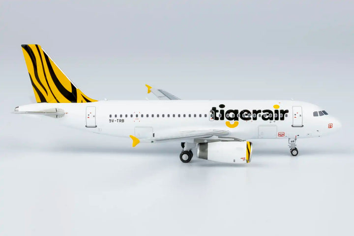Tigerair Airbus A319-100 1:400 Diecast Model by NG Models (Reg: 9V-TRB) – 2000s Colors