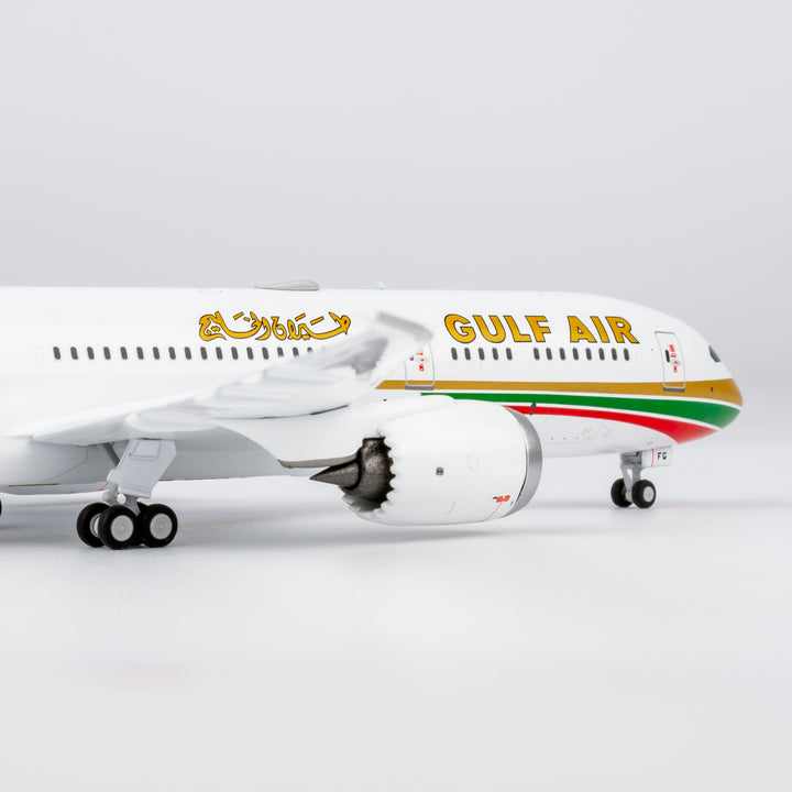Gulf Air Boeing 787-9 1:400 Diecast Model by NG Model (Reg: A9C-FG, 75 Years)