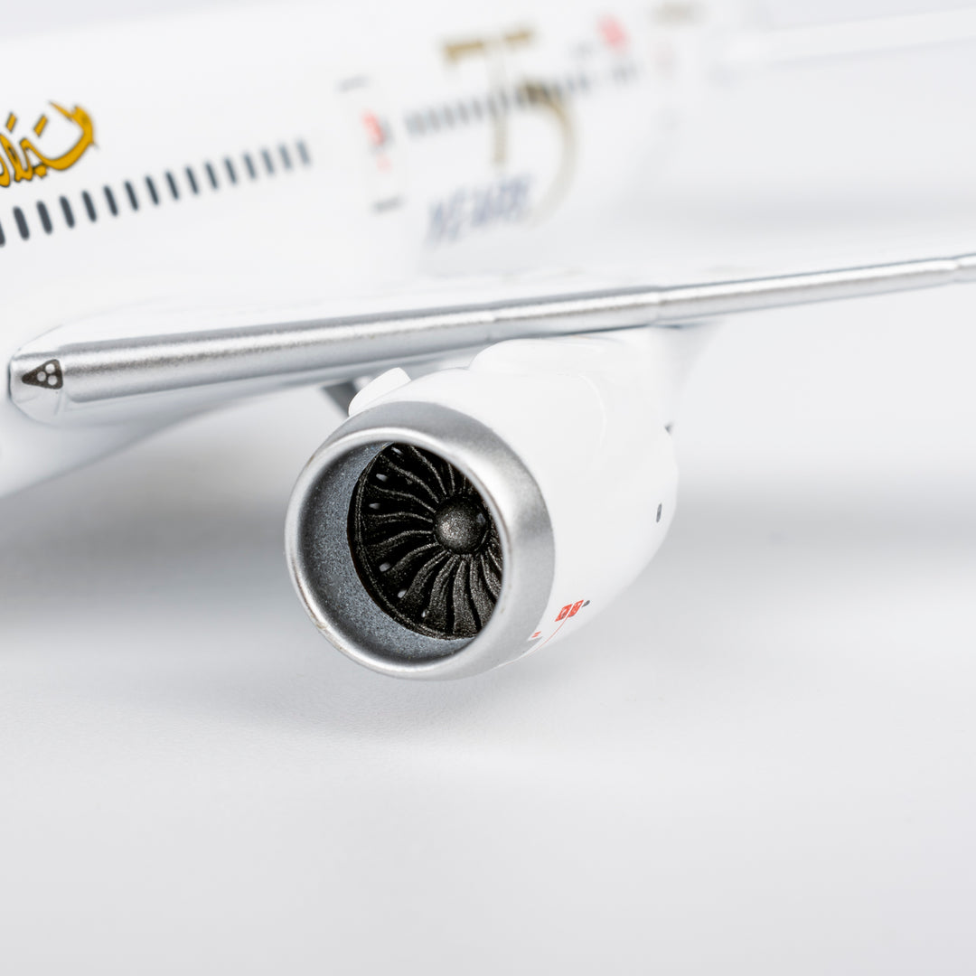Gulf Air Boeing 787-9 1:400 Diecast Model by NG Model (Reg: A9C-FG, 75 Years)