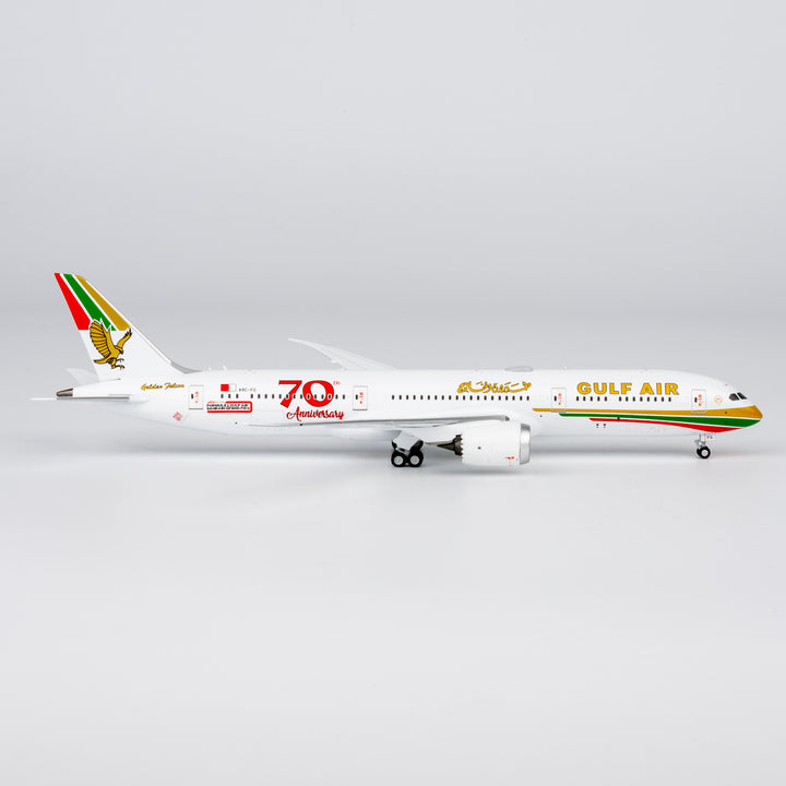 Gulf Air Boeing 787-9 1:400 Diecast Model by NG Models (Reg: A9C-FG, 70 Years)