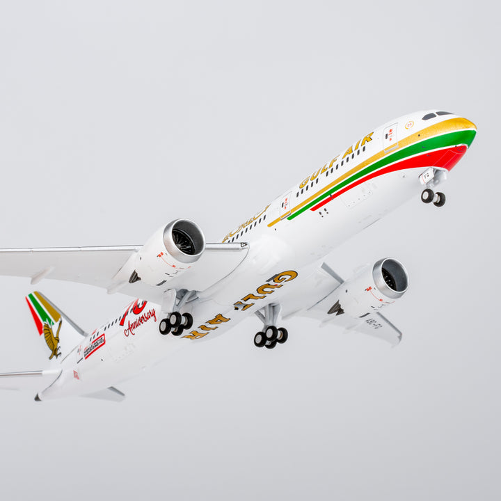 Gulf Air Boeing 787-9 1:400 Diecast Model by NG Models (Reg: A9C-FG, 70 Years)