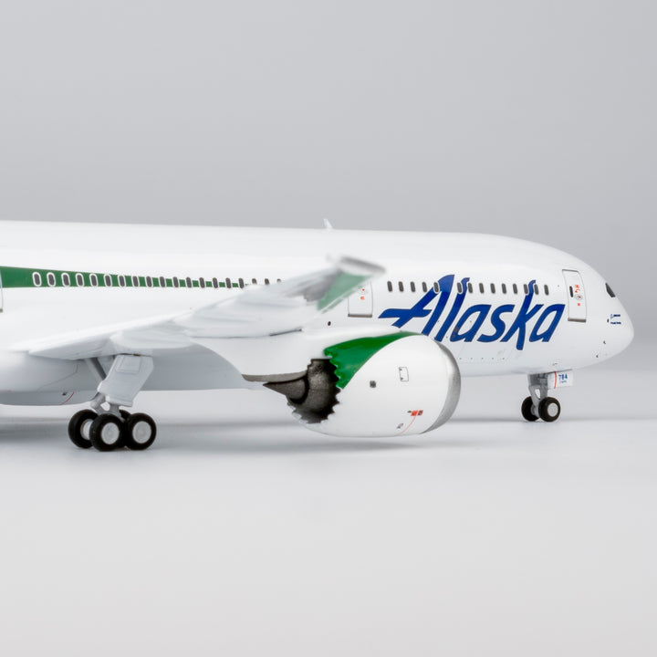 Alaska Airlines Boeing 787-9 1:400 Diecast Model by NG Models (Reg: N784HA)