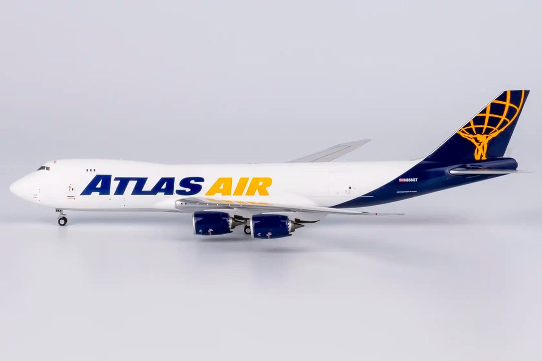 Atlas Air (Qantas Freight) Boeing 747-8F 1:400 Diecast Model by NG Models (Reg: N856GT)