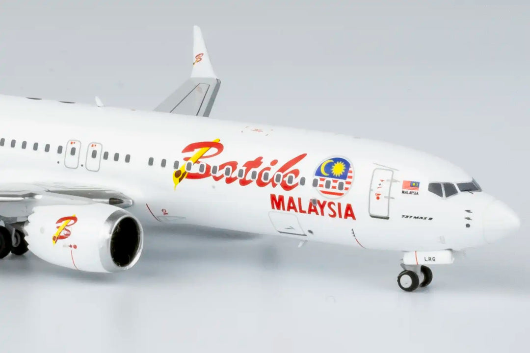 Batik Air Malaysia (Malindo Air) Boeing 737 MAX 8 1:400 Diecast Model by NG Models (Reg: 9M-LRG)