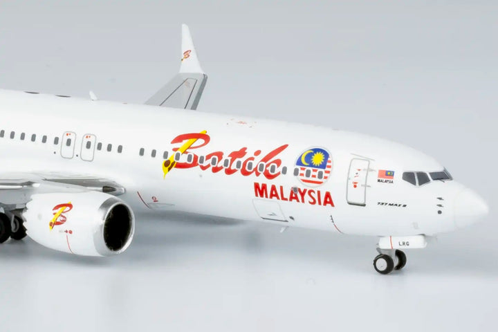 Batik Air Malaysia (Malindo Air) Boeing 737 MAX 8 1:400 Diecast Model by NG Models (Reg: 9M-LRG)