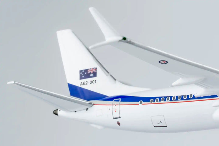 Royal Australian Air Force (RAAF) Boeing 737 MAX 8 BBJ 1:400 Diecast Model by NG Models (Reg.A62-001)