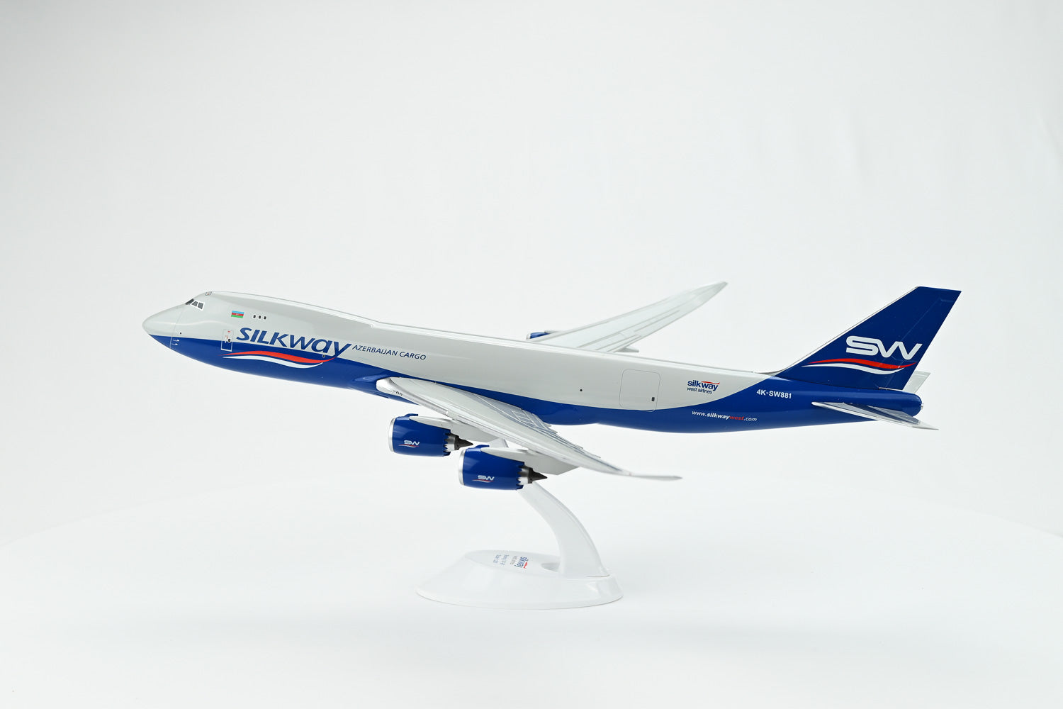 Silk Way Airlines Boeing 747-8F 1:200 Aircraft Model | HeroPlane
