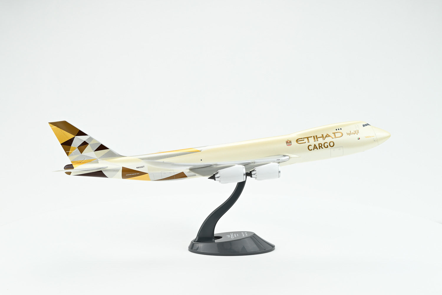 エティハド航空B747-8F 1/200ダイキャスト 1:200 Etihad Airways Boeing B747-8F Model Aircraft – HeroPlane