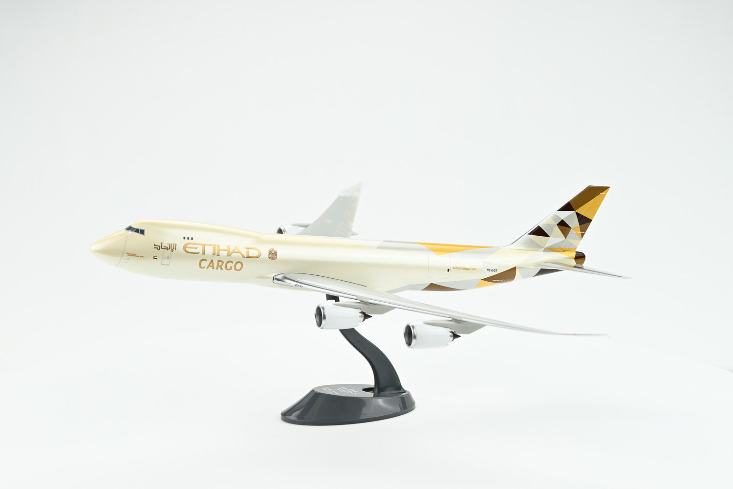 エティハド航空B747-8F 1/200ダイキャスト Etihad Airways Boeing 747-8F 1:200 Aircraft Model | HeroPlane