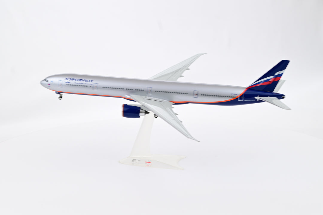 Aeroflot 777-300ER model aircraft side view