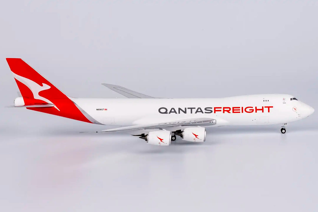 Atlas Air Qantas Freight Boeing 747-8F 1:400 Diecast Model by NG Models N856GT