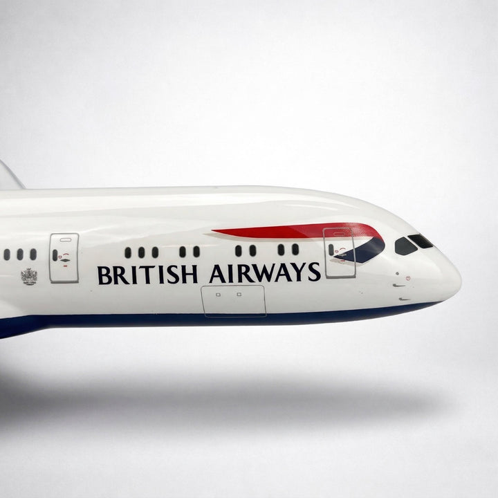 British Airways Boeing 787-9 model aircraft detail