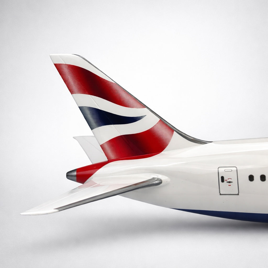 British Airways Boeing 787-9 model aircraft logo