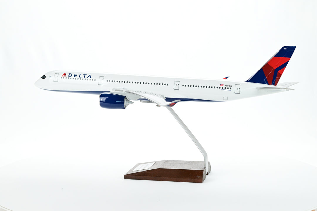 Delta Air Lines Airbus A350-900 model aircraft detail