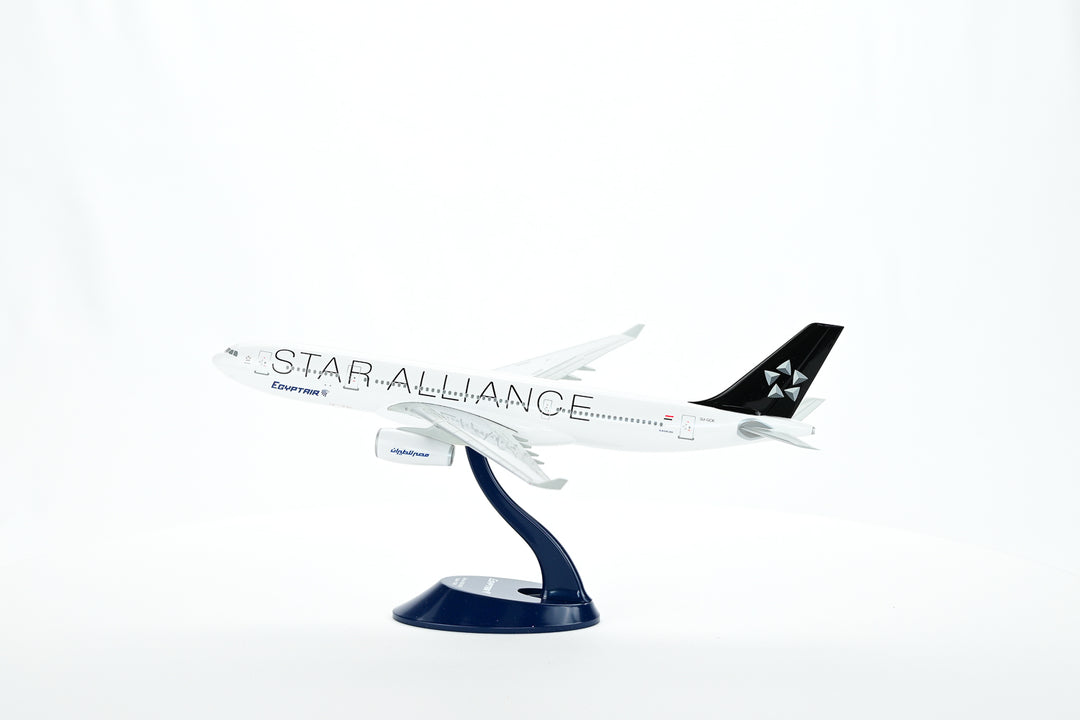 EgyptAir Airbus A330-200 Star Alliance model aircraft side view