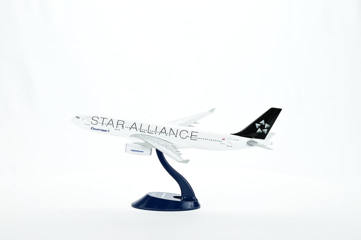 EgyptAir Airbus A330-200 Star Alliance model aircraft side view