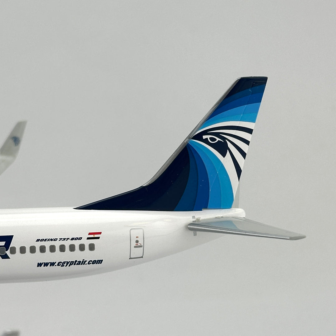 EgyptAir Boeing 737-800 aircraft scale model with detailed airline livery