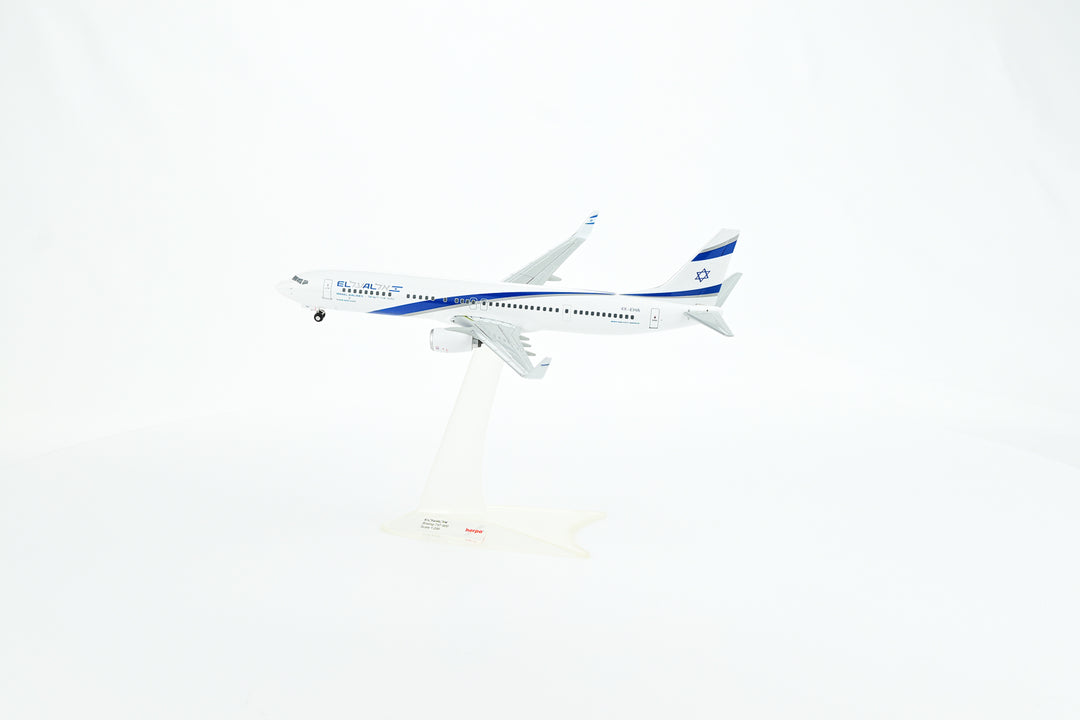 EL AL Israel Airlines Boeing 737-800 model aircraft side view landing gear