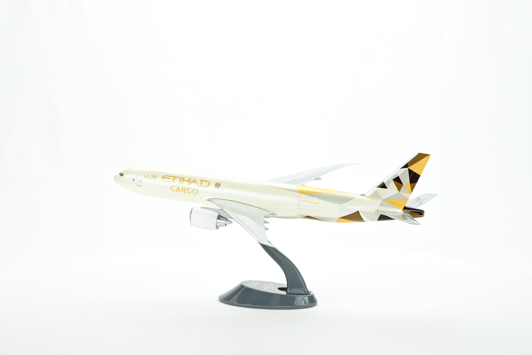 Etihad Airways Boeing 777F model aircraft detail