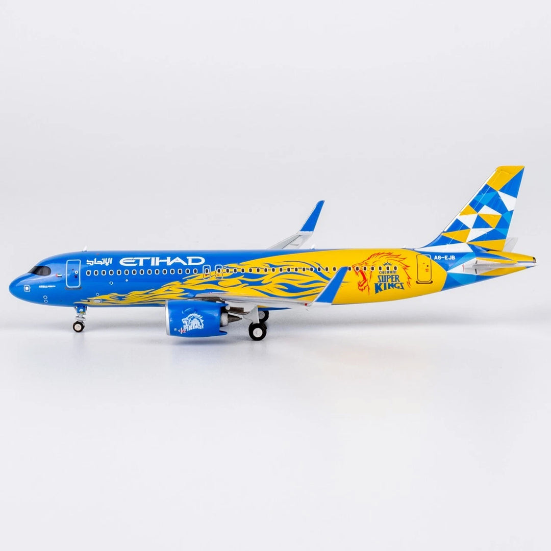 Etihad Airways Airbus A320neo 1:400 Diecast Model by NG Models A6-EJB Chennai Super Kings