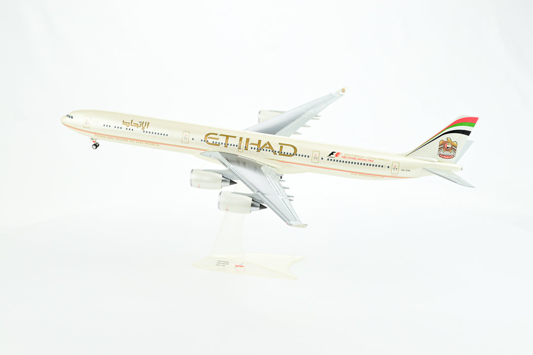 Etihad Airways Airbus A340-600 Formula 1 2013 special livery 1:200 scale model side profile