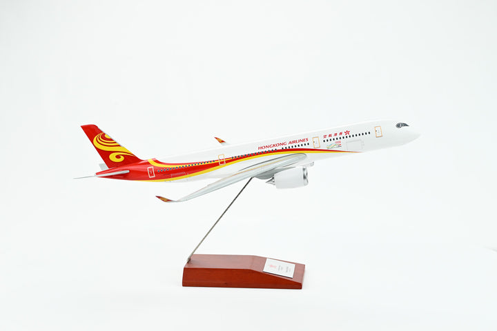 Hong Kong Airlines Airbus A350-900 model aircraft side view