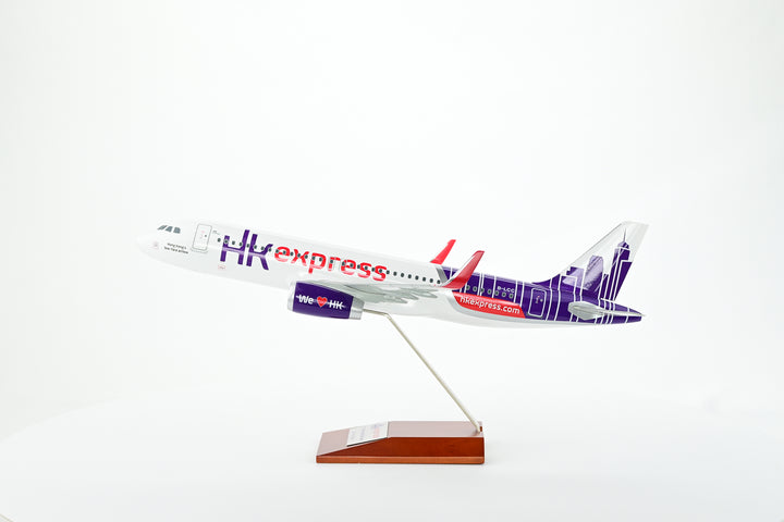 Hong Kong Express Airbus A320 model aircraft side view