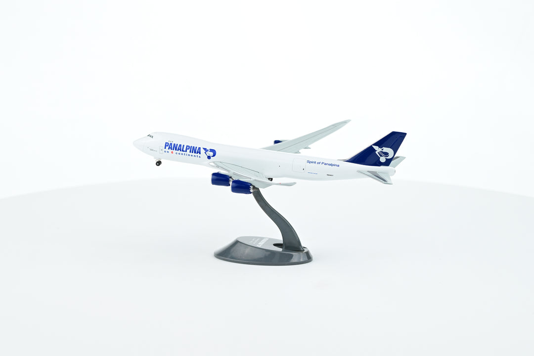 Panalpina Boeing 747-8F cargo model aircraft detail Spirit of Panalpina design