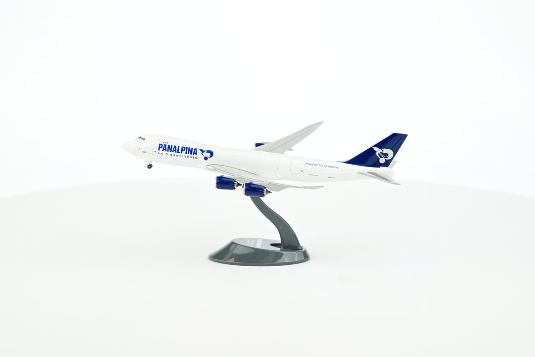 Panalpina B747-8F 1:400 Scale model metal diecast front view side