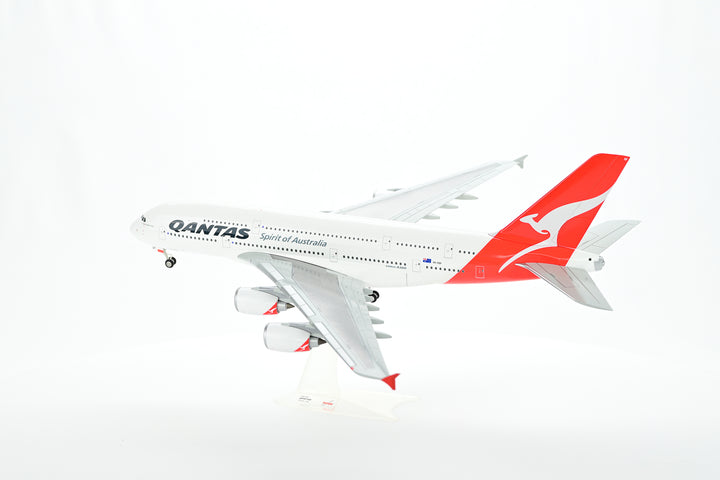 Qantas Airways Airbus A380 model aircraft detail one-piece construction