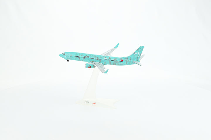 SunExpress Boeing 737-800 model aircraft side view TC-SUZ landing gear