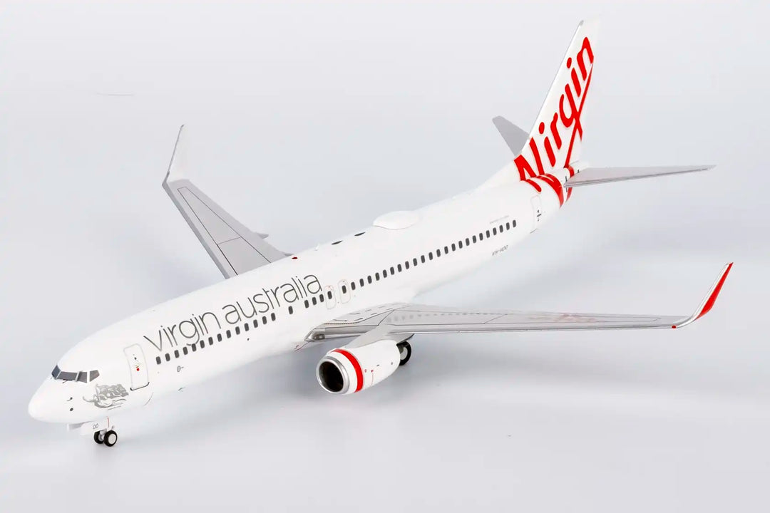 Side profile of Virgin Australia Boeing 737-800 1:200 diecast model plane