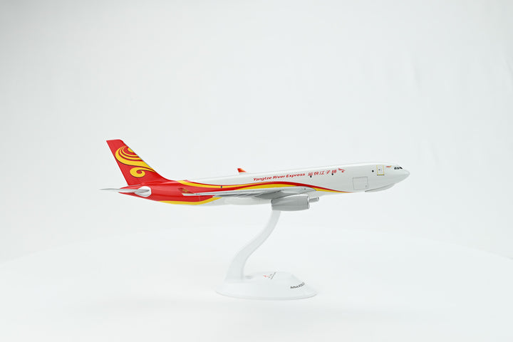 Yangtze River Express Airbus A330F aircraft model side view cargo